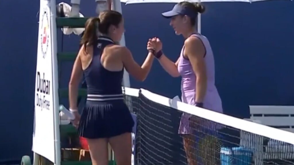 Belinda Bencic and Emma Navarro