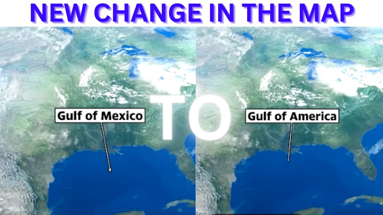 Gulf of Maxico to GUlf of America