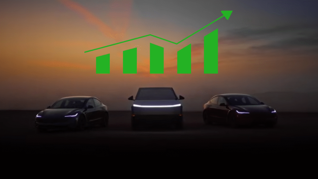 Tesla Car stock
