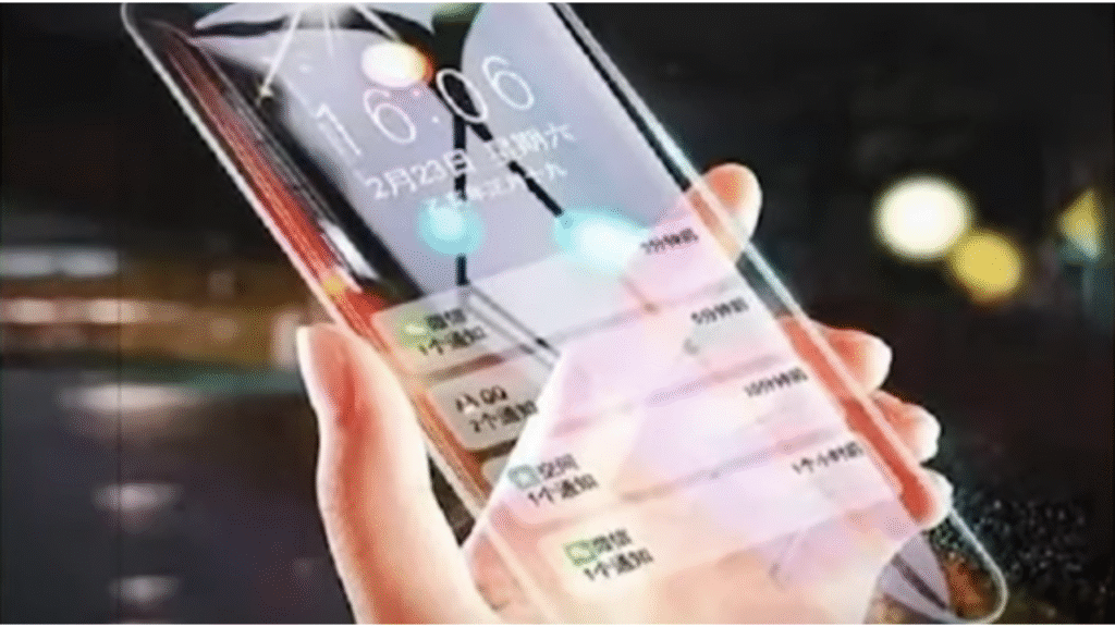 nokia transparent phone design